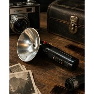 Vintage Argus Camera Flash Reflector Adapter Prop Made USA Film Photography MCM